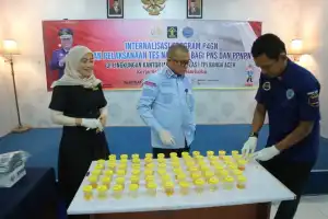 BNN Tes Urine Pegawai Imigrasi Banda Aceh, Seperti Apa Hasilnya?