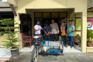 Sempat Kejar-kejaran, Pencuri Becak Motor Diciduk Warga