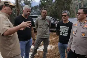 Polda Aceh dan LHK Temukan Dugaan Perambahan Hutan di Lintas Jantho-Lamno