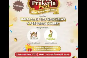 Kegiatan 'Kartu Prakerja Fest-Mini Temu Raya Aceh' Bakal Diisi Seminar UMKM