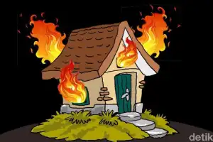 Rumah Warga Nagan Raya Ludes Terbakar