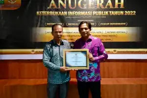 Pemko Sabang Raih Penghargaan Keterbukaan Informasi Publik Tahun 2022