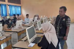 447 Calon Anggota PPK di Abdya Ikut Tes CAT