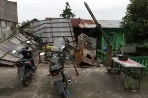 17 Bangunan di Aceh Utara Rusak Diterjang Angin Puting Beliung