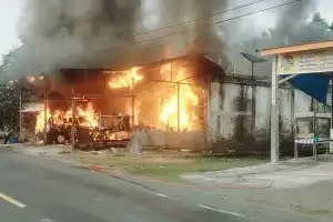 Satu Unit Ruko di Aceh Barat Ludes Terbakar