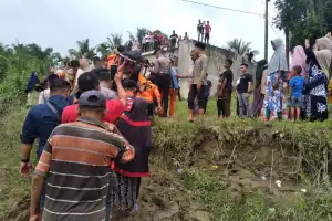 Bocah Tenggelam di Krueng Keureuto Ditemukan Meninggal Dunia