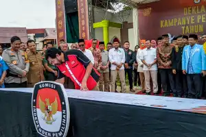 Puluhan Parpol di Aceh Deklarasi Kampanye Pemilu Damai 2024
