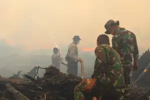 Membuka Lahan Dengan Cara Dibakar di Nagan Raya Akan Didenda 10 Miliar