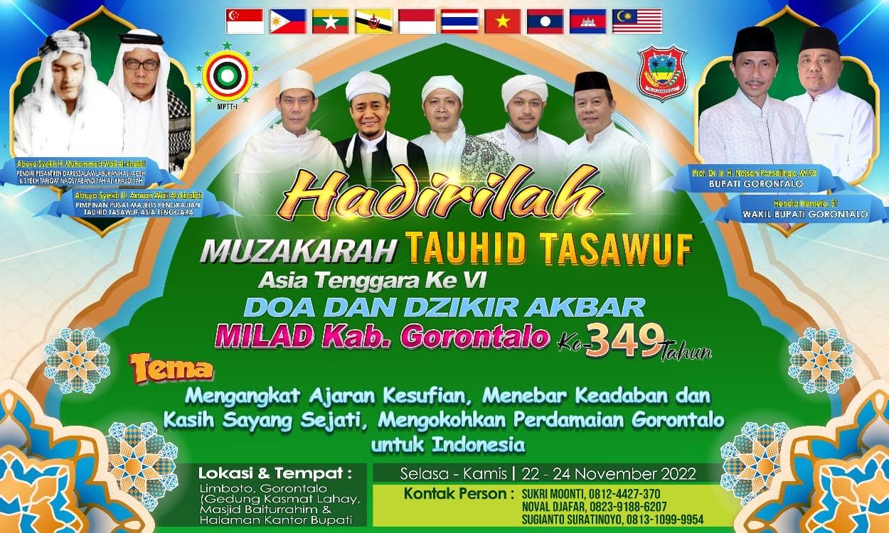 MPTT Asia Tenggara akan Gelar Muzakarah pada Milad ke 349 Gorontalo