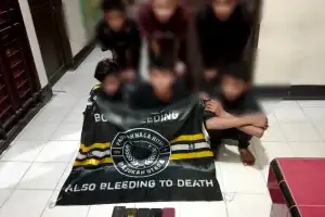 Polisi Amankan Enam Remaja Diduga Komplotan Geng Motor Naga Hitam di Lhokseumawe