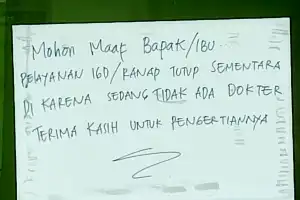 Kata Kepala Puskesmas Woyla Barat Terkait Penutupan Layanan IGD