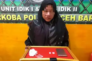 Simpan Sabu dalam Celana, Perempuan di Abdya Ditangkap Polisi