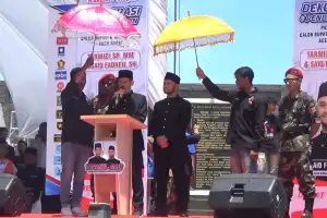 Maju Pilkada Aceh Barat, Tarmizi SP sebut Wakilnya Bukan Kiriman Perusahaan