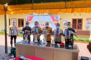 Polres Aceh Timur Musnahkan 5 Kilogram Sabu, Dua Tersangka Diamankan